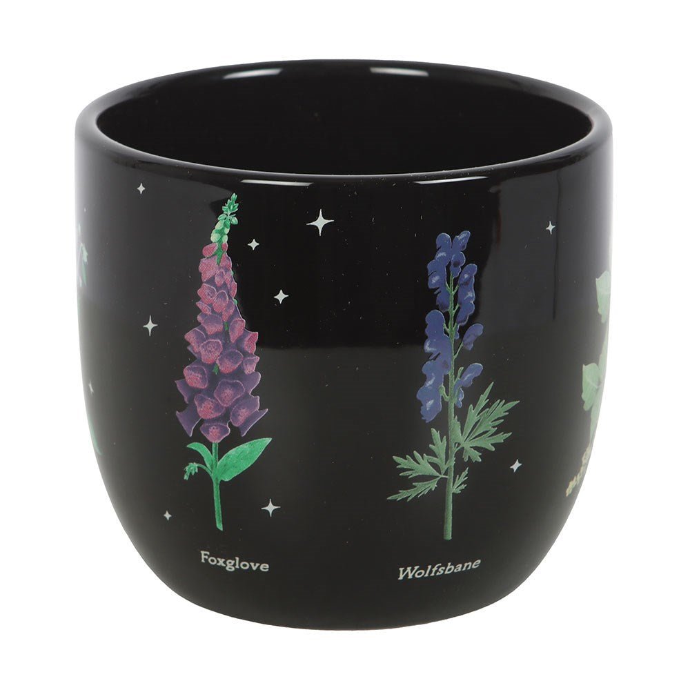 Venom & Vines Poisonous Plants Ceramic Plant Pot - Plant Pot - The Dark Rose Emporium