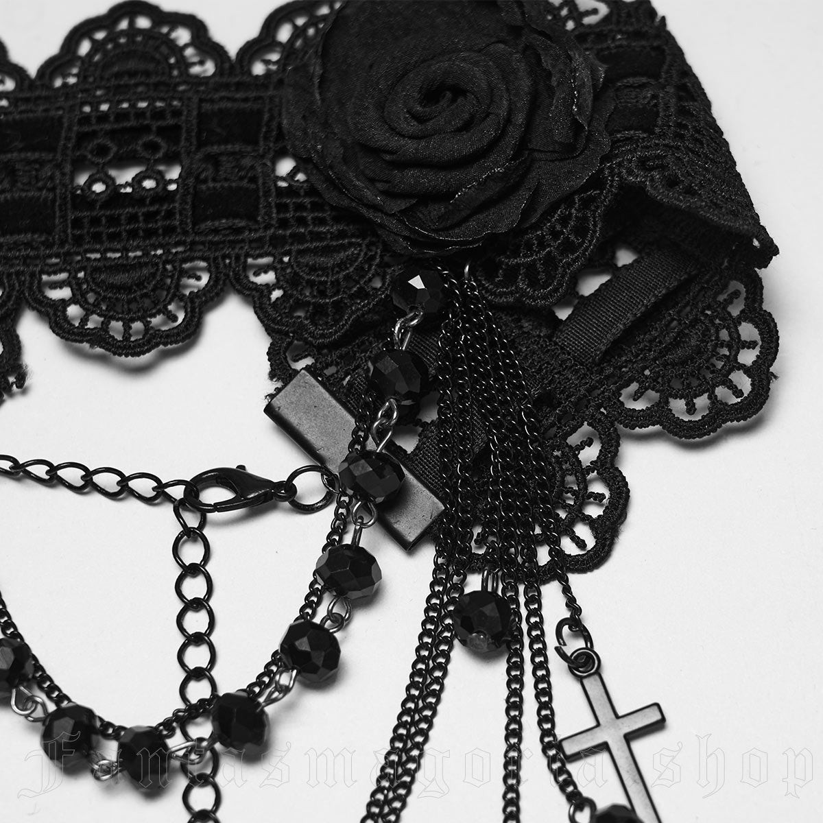 Rose Noir Choker - Necklace - The Dark Rose Emporium