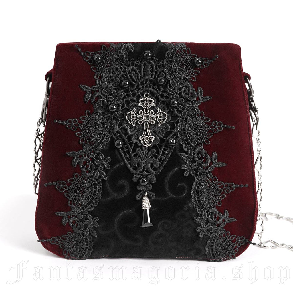 Royal Court Red Gothic Purse Bag - Purse - The Dark Rose Emporium