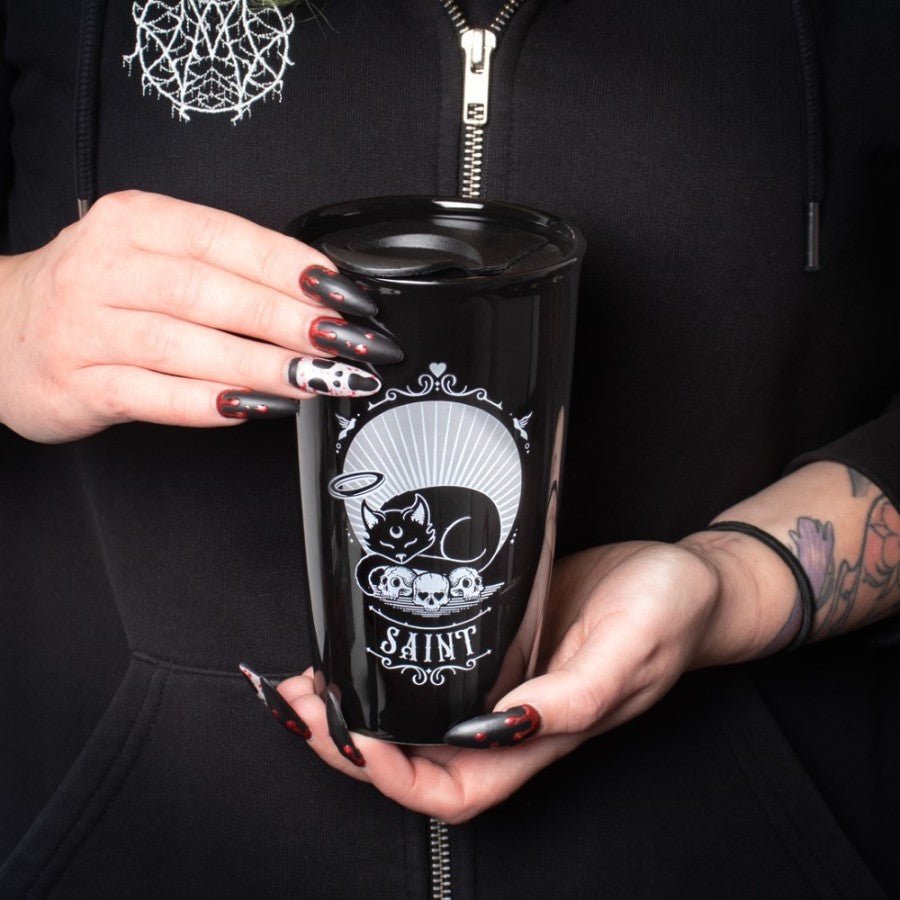 Saint & Sinner Thermo Cup - Mug - The Dark Rose Emporium